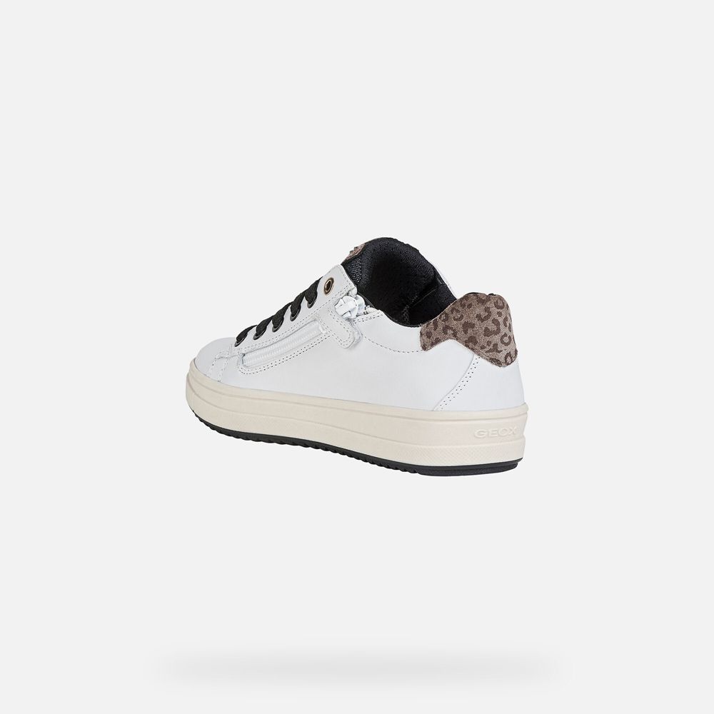 Geox Sneakers White Rebecca - Geox Girls Shoes - ZOUCDN021